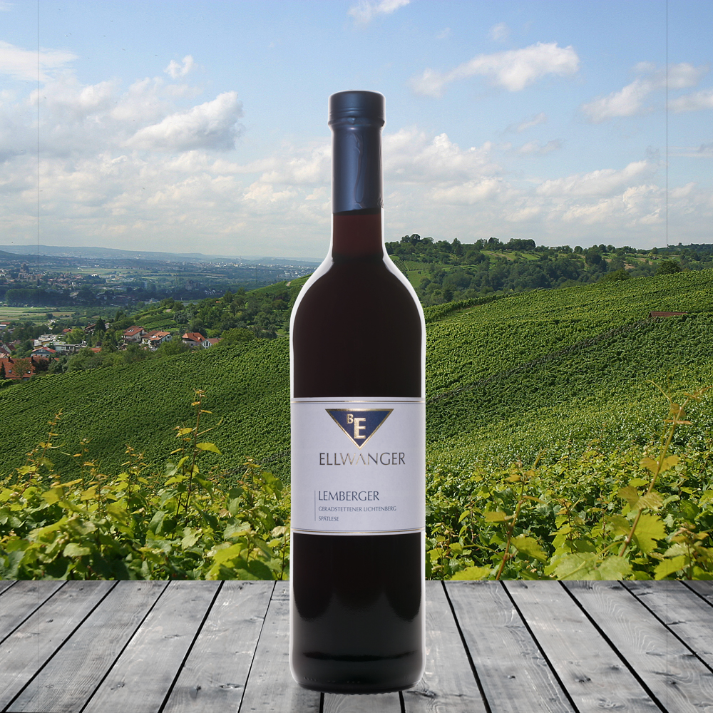 2023er<br>LEMBERGER<br>Spätlese<br>Geradstettener Lichtenberg