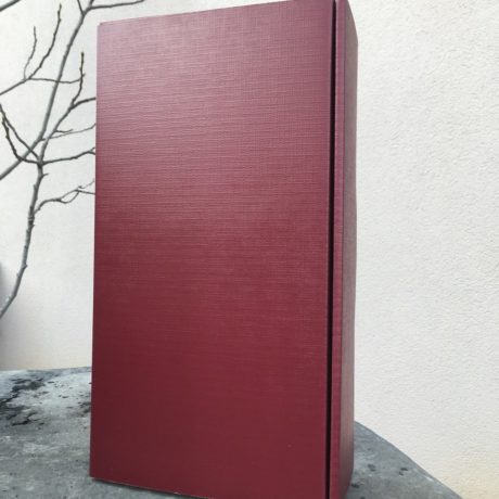 2er-Geschenkkarton bordeauxrot