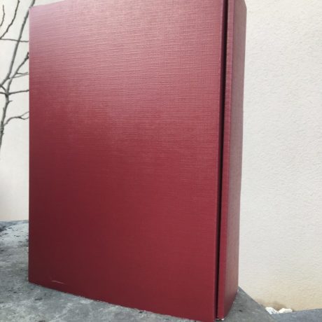 3er-Geschenkkarton bordeauxrot