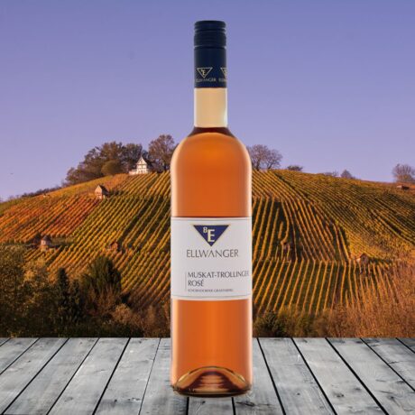 2024er<br>MUSKAT-TROLLINGER ROSÉ<br>Schorndorfer Grafenberg<br>mit Link zur Verkostung