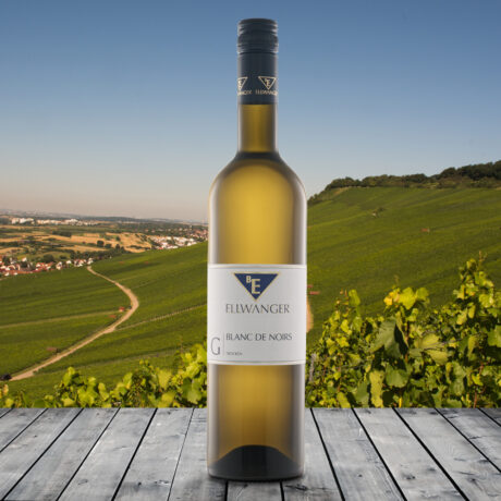2024er<br>BLANC DE NOIRS<br>»Gutswein«<br>trocken<br>mit Link zur Verkostung