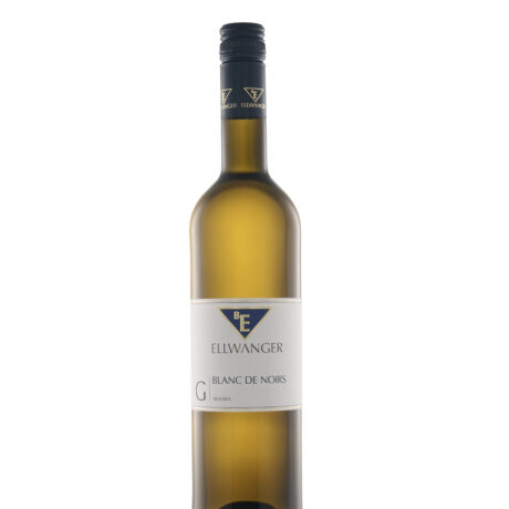 2024er<br>BLANC DE NOIRS<br>»Gutswein«<br>trocken<br>mit Link zur Verkostung